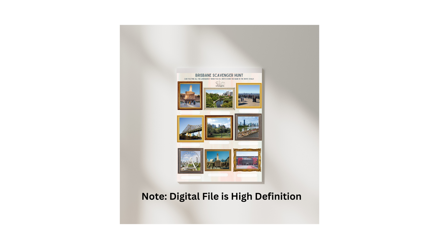 Brisbane Treasure Hunt for Kids Printable PDF